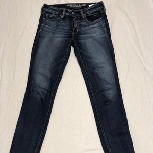 Dark Wash American Eagle Skinny Jeans